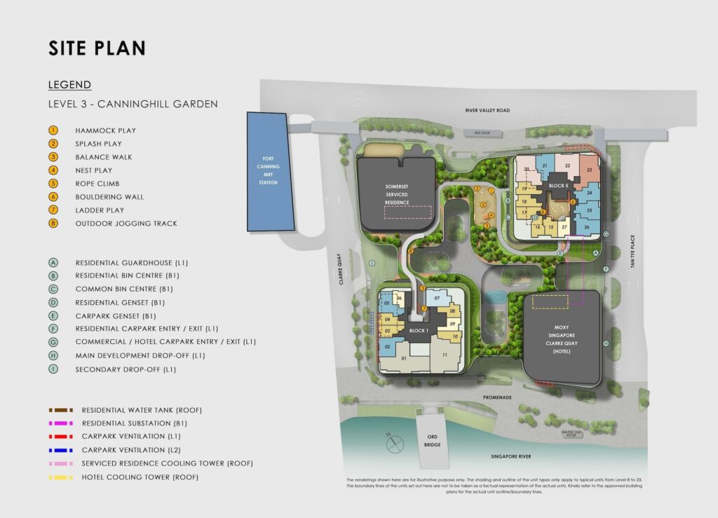 CanningHill Piers Site Plan